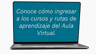 Cursos y Rutas de Aprendizaje del Aula Virtual del Cenepred