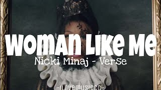 Nicki Minaj - Woman Like Me [Verse - Lyrics]