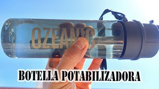 Botella de agua potabilizadora OZEANIC