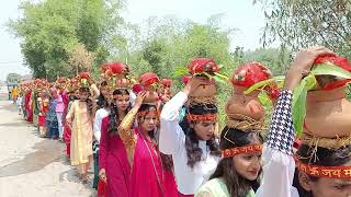 Jai Mata di || Kalash Yatra Samaroh || Bari Bathna, Katihar || USC Studios || Jai shree Ram