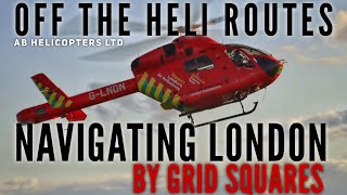 Navigating the London Airspace in a Helicopter - Page Numbers and Grid Squares