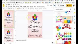 Final E-Card as Google Slides