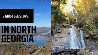 2 must see stops in North Georgia.  Anna Ruby Falls and Bell Mountain