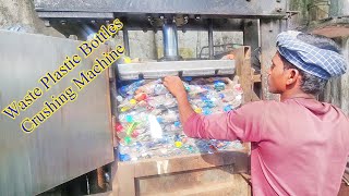 How to Waste BOTTLES RECYCLING machine "The Ultimate Waste Plastic Bottle Crushing Machine video!"