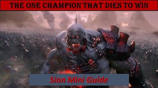 Sion Mini Guide - The best champion for climbing - League of Legends - Top/Mid/Jungle