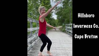 Steps on a Wooden Bridge 14 with Sabra MacGillivray! Hillsboro, Inverness County, Cape Breton