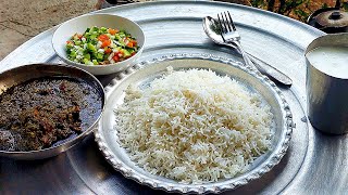 خوشمزه ترین قورمه سبزی که تاحالا خوردید .آموزش درست کردن قورمه سبزی #food #asmr #cooking #nature