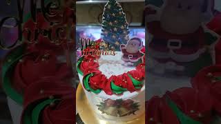 Christmas cake #cakeart #customizedcake #trending #shortvideo #viral #cake