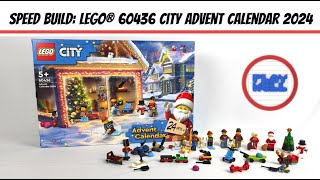 Speed Build: LEGO® 60436 City Advent Calendar 2024