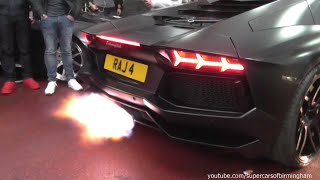 REV BATTLE! WEISTEC C63 VS AVENTADOR W/ CUSTOM EXHAUST SYSTEM