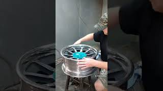 2-tone Powder coating wheel