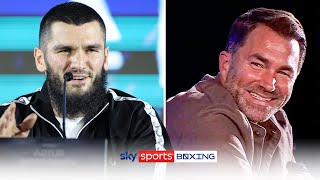 Beterbiev offers to FIGHT Eddie Hearn 😳 | Beterbiev vs Bivol | Final Press Conference