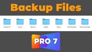 How to Backup and Organize Pro7 Files and Media | ProPresenter 7