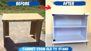 How to make Cabinet from old TV Stand