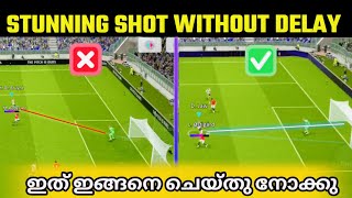 how to perform stunning shot in efootball 2024| Without delay? 🥵