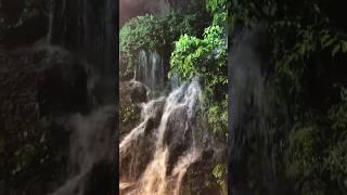 Natural waterfalls at the batu cave temple, #music #waterfall ##naturephotography #nature