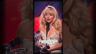 Sabrina Carpenter's reaction to winning "Song of the year" for Espresso!! #trending #singer #vmas