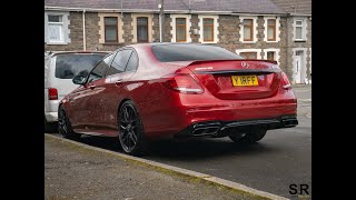 Mercedes AMG E63s Stage 2, 740bhp  - COLD START, REVS, DRIVE BY & LAUNCH NOISE!