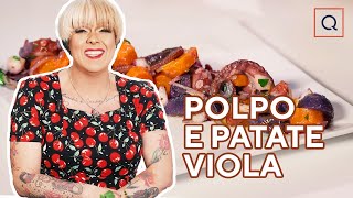 Insalata di #polpo e patate viola: una #ricettasemplice e gustosa!