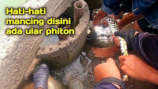 spot mancing ikan runcahan || Hati-hati ada penghuni ular piton besar