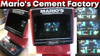 1985 Nintendo Mario's Cement Factory | Nostalgic 80's Toys