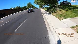 Baltimore (area) Bicycling - Medfield (City) to US Route 40/Rolling Road (County) (Full Ride)