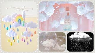 ARTIFICIAL CLOUD MAKING | PAPER CLOUD MAKING ART AND CRAFT | CLOUD MAKING ART AND DESIGN