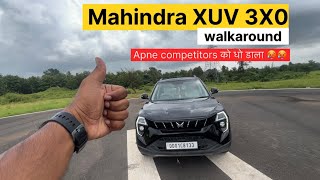 Mahindra XUV 3XO Walkaround अपने competitors को धो डाला 🥵 #mahindra3xo #xuv3xo #3xo #mahindraxuv700