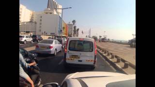 Timelapse!!!!! -  Tel Aviv to Jaffa driving