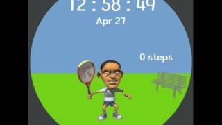 Ready For Tennis Animated Watch Face.