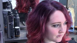 Violet Red Ombre Hair Color. Jayhair1