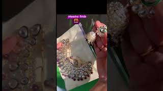 Meesho💍 best bridal jewellery finds😱🔥#youtubeshorts #meeshofinds #meeshojewellery #viral #shorts