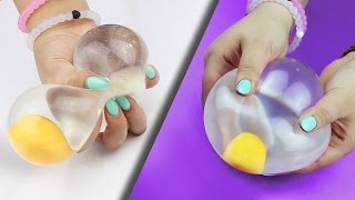 SQUISHY WATER EGG Stress Ball ♥ DIY