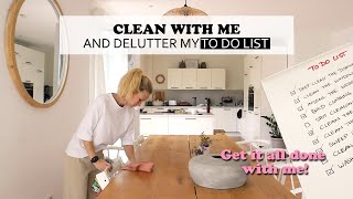 GETTING MY TO DO LIST DONE // DEEP CLEANING MOTIVATION // DECLUTTER MY TO DO LIST