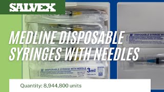 Virtual Product Inspection at Salvex - Medline Disposable Syringes with Needles