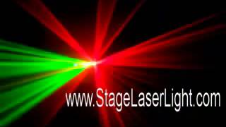 Green & Red Color Laser Stage Lighting