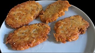 If you Have 2 potatoes and 1egg make potatoes like this Healthy Recipe! Crispy Hashbrowns| potatoes