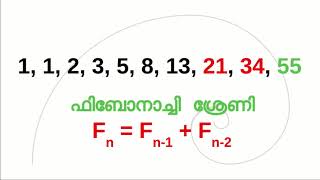 [Malayalam] Fibonacci - സുവർണ സ്‌പൈറലും ഫിബനാച്ചി അനുക്രമവും