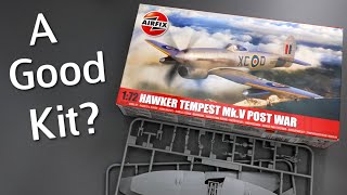 Post War Hawker Tempest Mk.V in 1/72 Scale from Airfix - Plastic Model Kit Unboxing Review