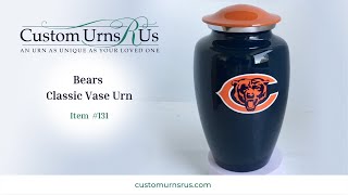 Bears Classic Vase Cremation Urn - 131