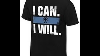 Roman reigns I CAN I WILL shirt unboxing