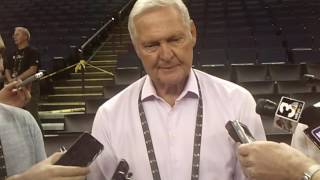 NBA legend Jerry West talks NBA Finals, LeBron and #Warriors