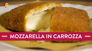 Mozzarella in carrozza (fried mozzarella sandwich): the crunchy and stringy italian recipe