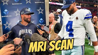 DAK PRESCOTT WILL HAVE MRI SCAN FOR HIS  SHOCKING HAMSTRING INJURY