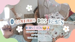 Vlog Mostrei o Cantinho dos Babys & Comprinhas fofas