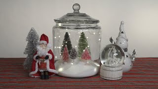 Easy Holiday Decor: Winter Wonderland in a Canister