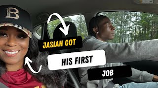 JASIAH GOT HIS FIRST JOB FAMILY