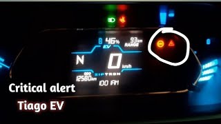 HV Critical Alert EV Problem Battery Heating light TATA Tiago EV XT Model Car is not run condition