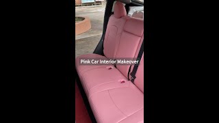 Pink Tesla Rear Cup Holder Cover: Upgrade Your Tesla Interior Style!#follow #usa #america #freesoo