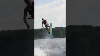 Wakeboarding Doubles!!! #shorts #wakeboarding #wake #boat #double #jump #summer